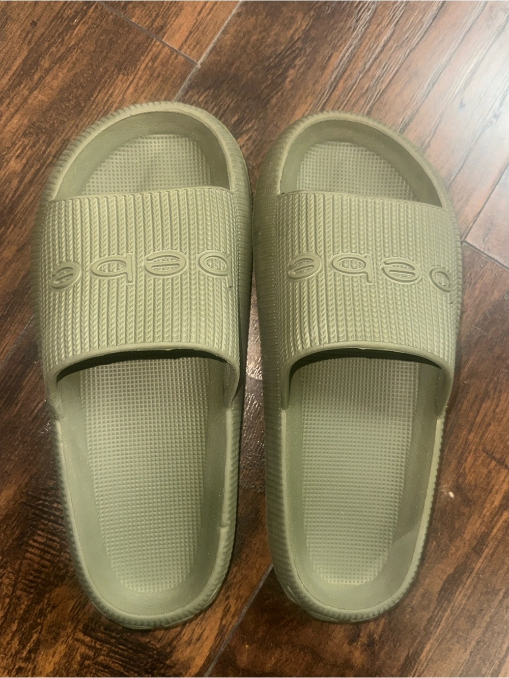 bebe Olive Slide Sandals